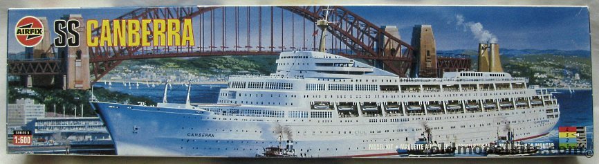 Airfix 1/600 SS Canberra Ocean Liner, 05201 plastic model kit